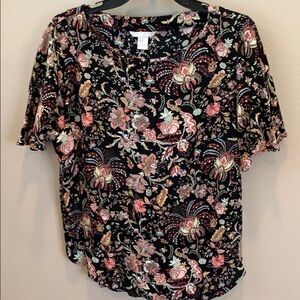 H&M size 14 multi color blouse. Bought in Europe.